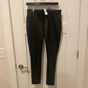 NWT LOFT faux leather slim pants